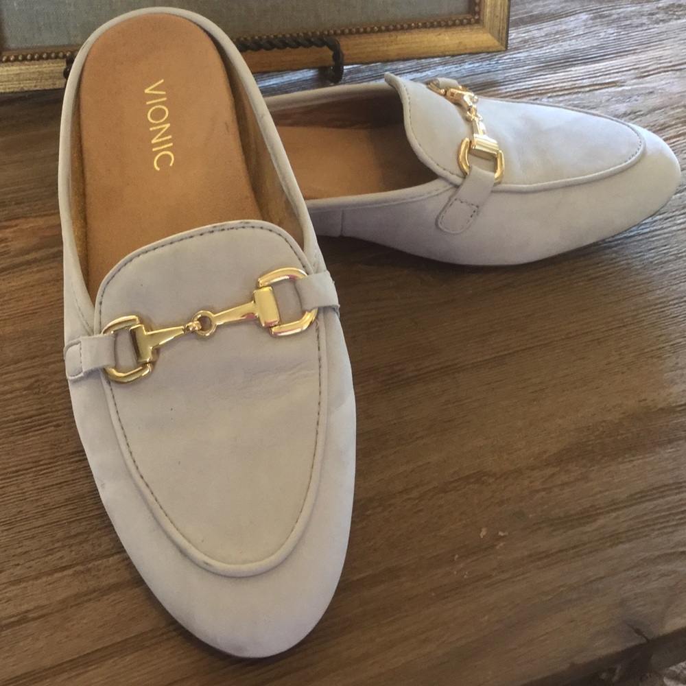 VIONIC Adeline Horsebit Mule Size 8